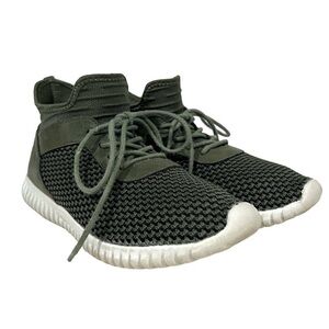 Dirty Laundry Fashion Sneakers Harlen Fabric Hight Top Olive Green Women’s 8